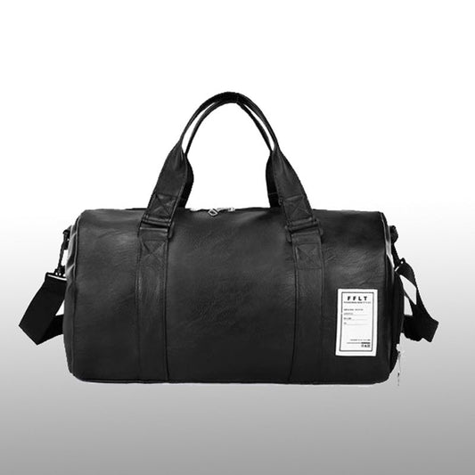 Casual Leather Duffle Bag