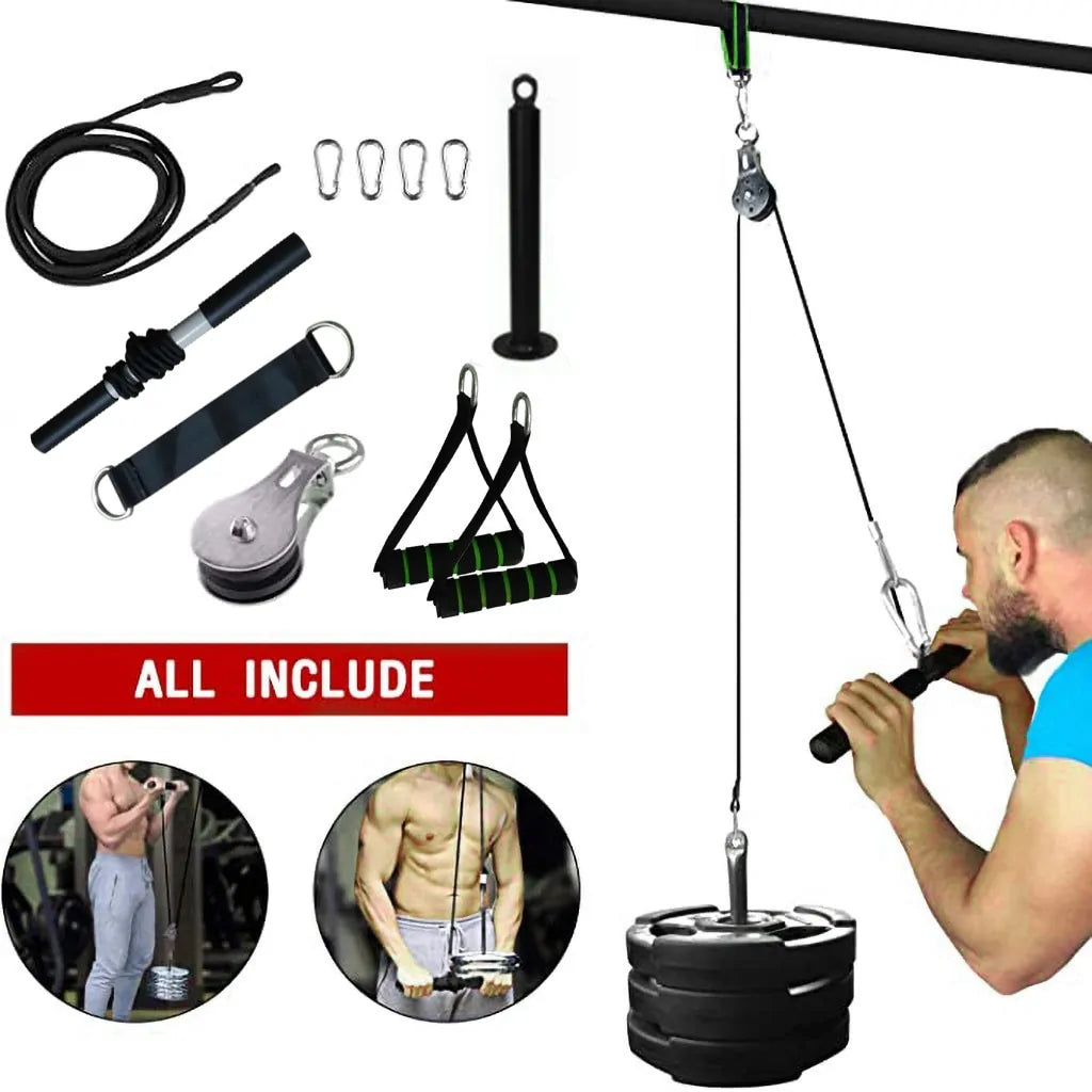 Fitness Diy Pulley Cable Workout Equipment