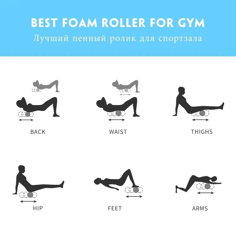 Foam Roller Set: Yoga Column & Soft Yoga Block