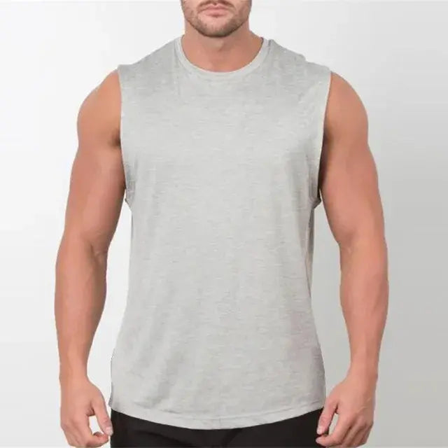 Men's Bodybuilding Plain Tank Top