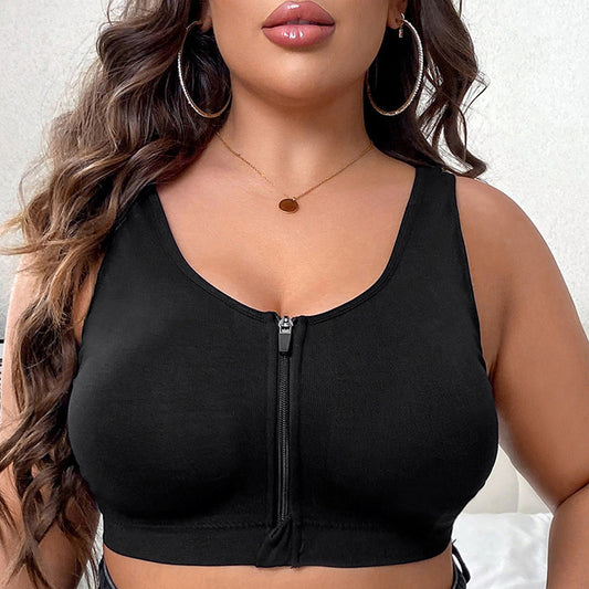 Women's Front Zipper Bra