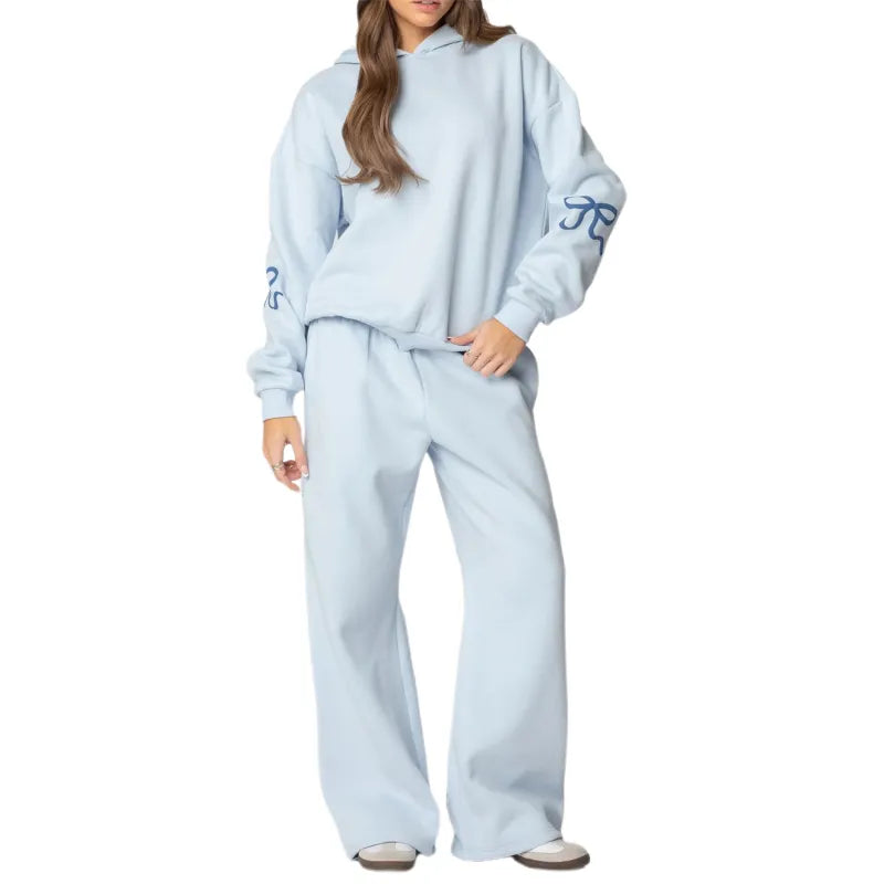 Women's Casual Hoodie (Two-piece Set)