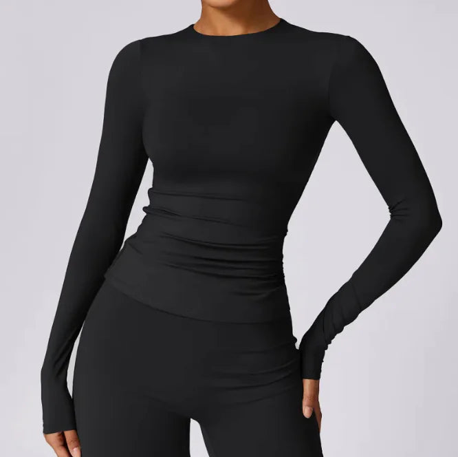 Long Sleeve Leisure Workout Clothes