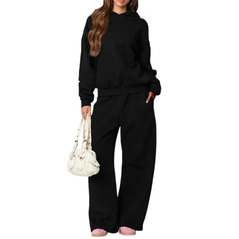 Women's Casual Hoodie (Two-piece Set)