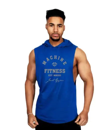 Mens Gym Hooded Tank Top